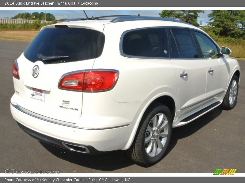 White Opal / Cocaccino 2014 Buick Enclave Leather