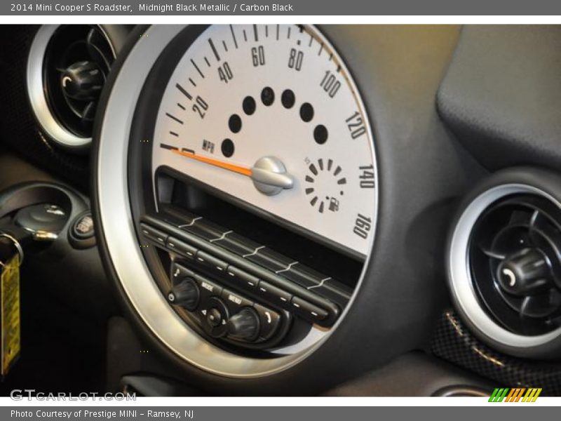 Midnight Black Metallic / Carbon Black 2014 Mini Cooper S Roadster