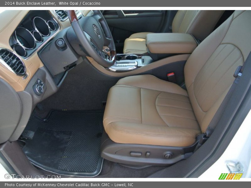 White Opal / Cocaccino 2014 Buick Enclave Leather