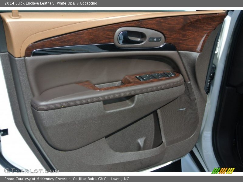 White Opal / Cocaccino 2014 Buick Enclave Leather
