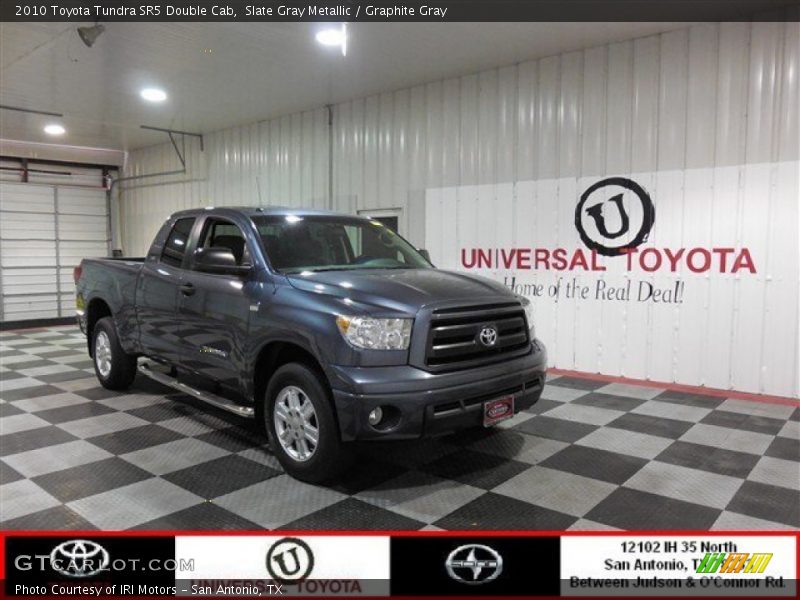 Slate Gray Metallic / Graphite Gray 2010 Toyota Tundra SR5 Double Cab