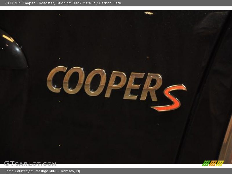Midnight Black Metallic / Carbon Black 2014 Mini Cooper S Roadster