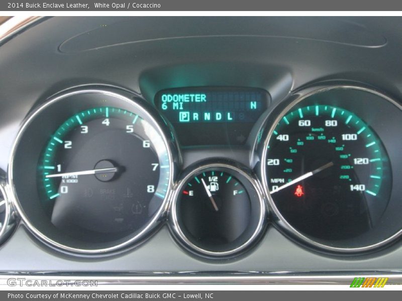 White Opal / Cocaccino 2014 Buick Enclave Leather