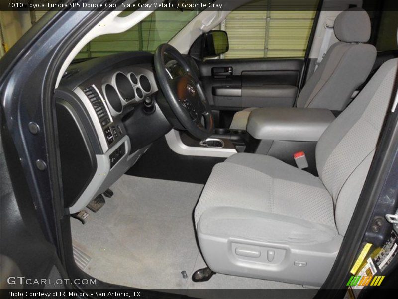 Slate Gray Metallic / Graphite Gray 2010 Toyota Tundra SR5 Double Cab