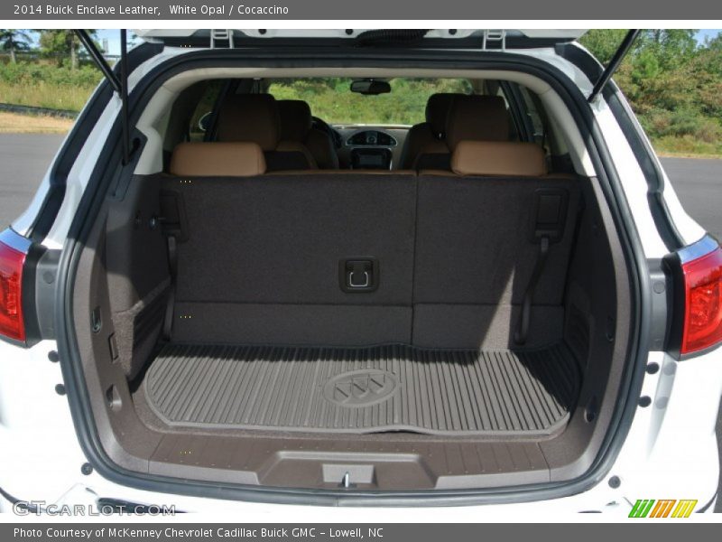 White Opal / Cocaccino 2014 Buick Enclave Leather