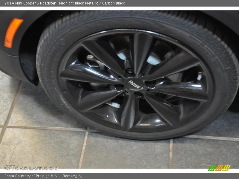 Midnight Black Metallic / Carbon Black 2014 Mini Cooper S Roadster