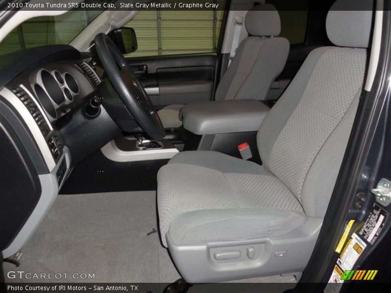 Slate Gray Metallic / Graphite Gray 2010 Toyota Tundra SR5 Double Cab