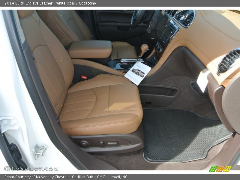 White Opal / Cocaccino 2014 Buick Enclave Leather