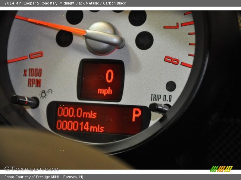 Midnight Black Metallic / Carbon Black 2014 Mini Cooper S Roadster