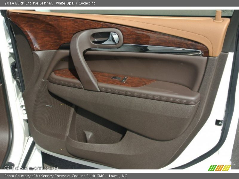 White Opal / Cocaccino 2014 Buick Enclave Leather
