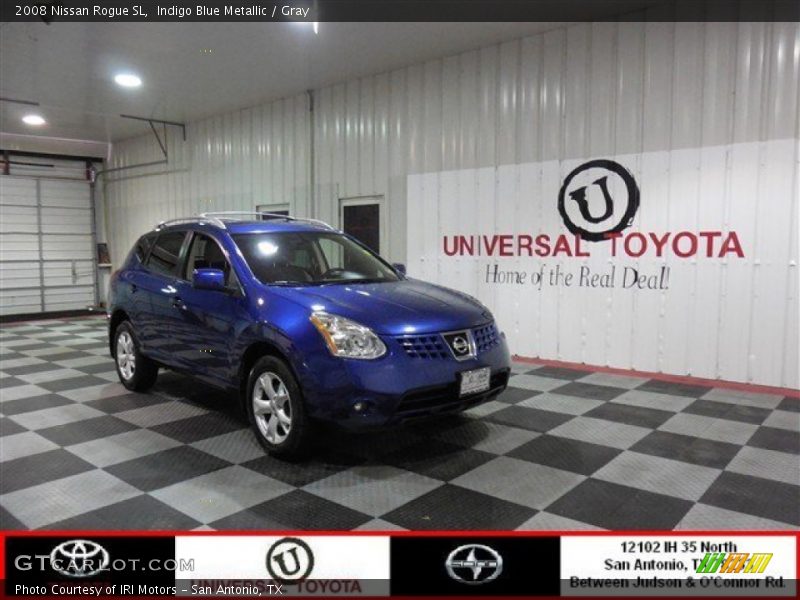 Indigo Blue Metallic / Gray 2008 Nissan Rogue SL