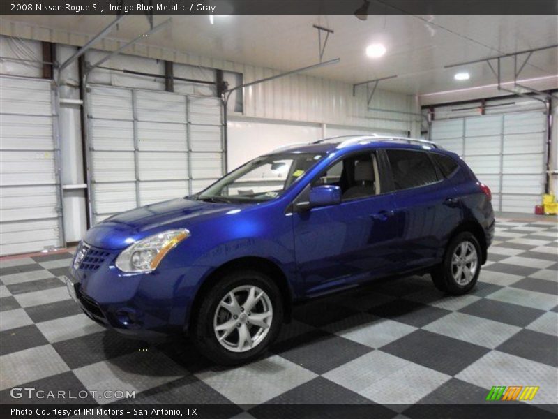 Indigo Blue Metallic / Gray 2008 Nissan Rogue SL