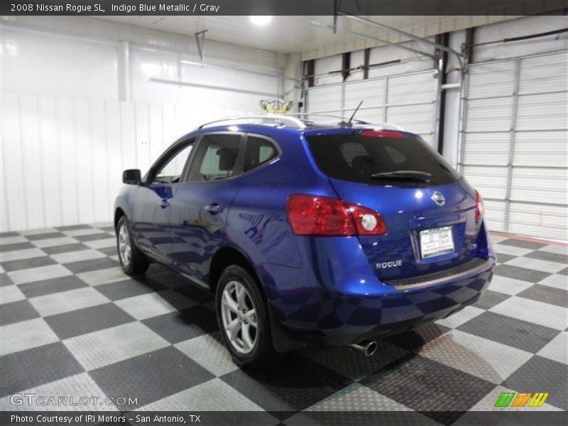 Indigo Blue Metallic / Gray 2008 Nissan Rogue SL