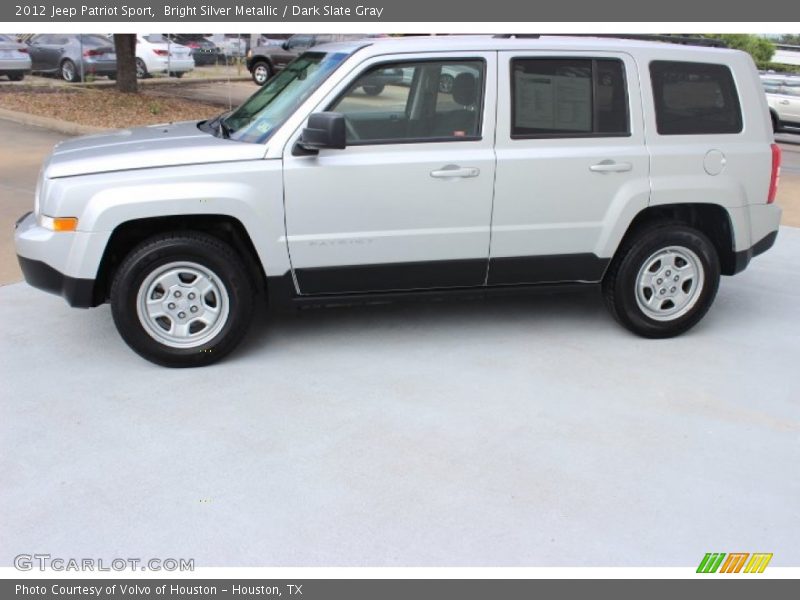 Bright Silver Metallic / Dark Slate Gray 2012 Jeep Patriot Sport