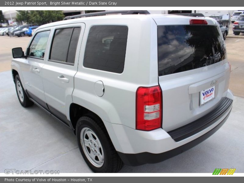 Bright Silver Metallic / Dark Slate Gray 2012 Jeep Patriot Sport