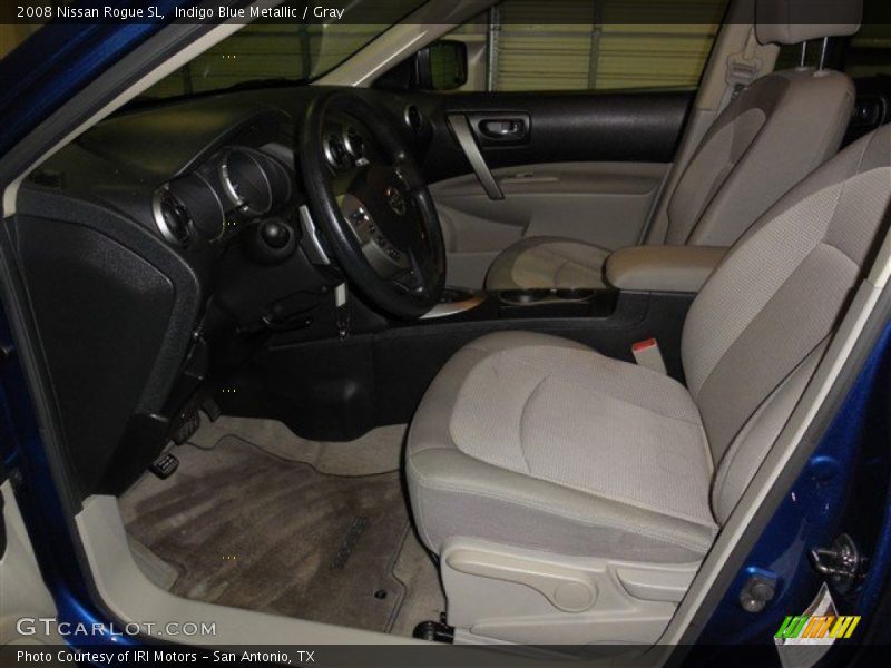 Indigo Blue Metallic / Gray 2008 Nissan Rogue SL