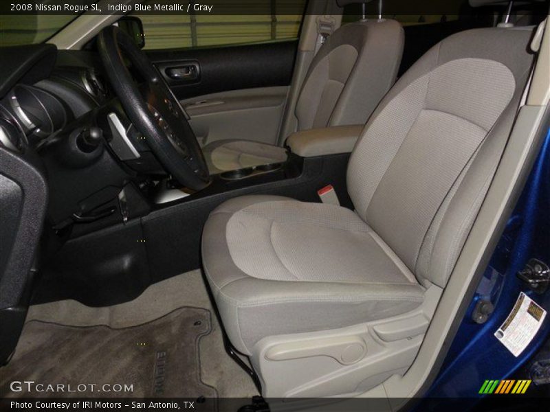 Indigo Blue Metallic / Gray 2008 Nissan Rogue SL
