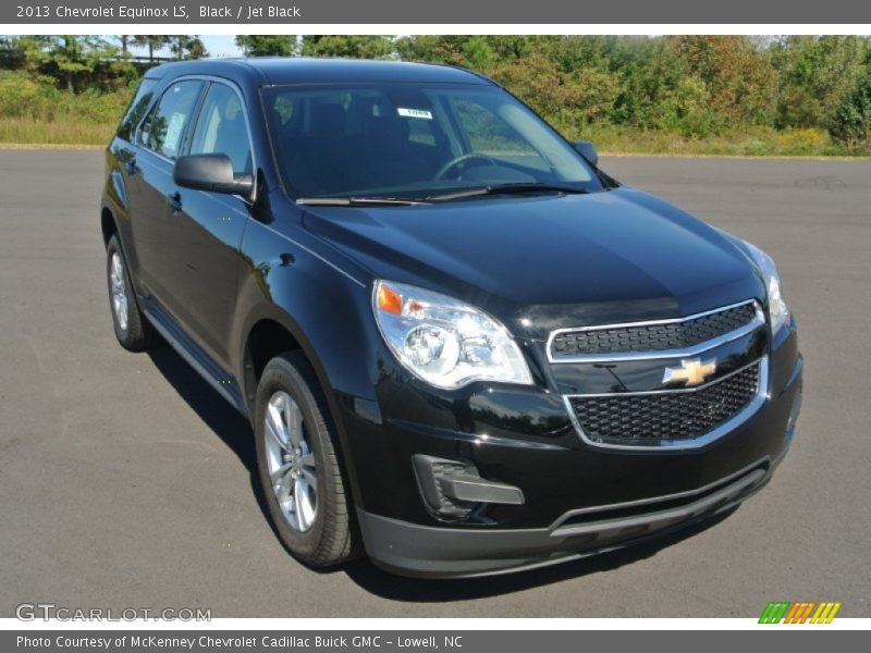 Black / Jet Black 2013 Chevrolet Equinox LS