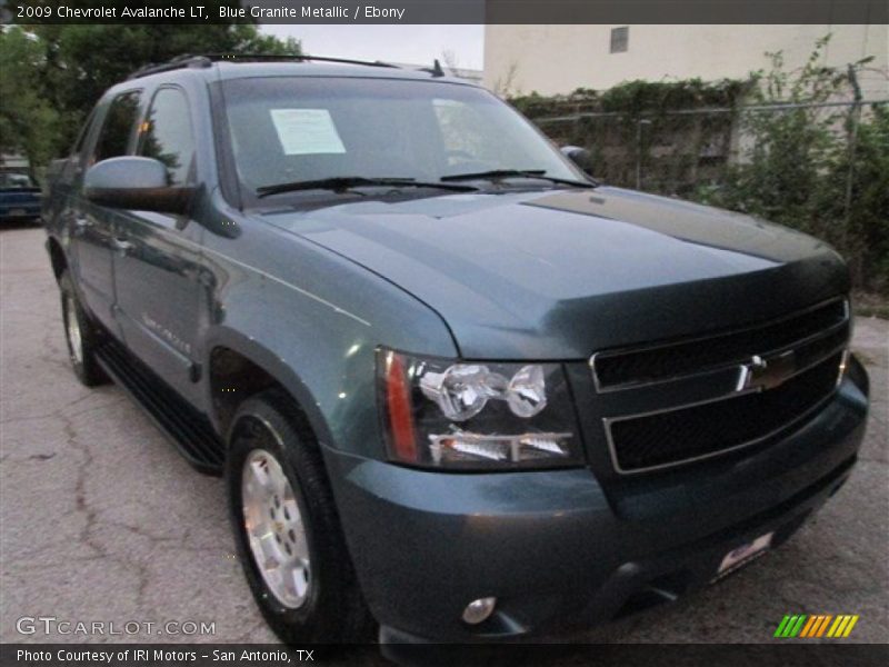 Blue Granite Metallic / Ebony 2009 Chevrolet Avalanche LT