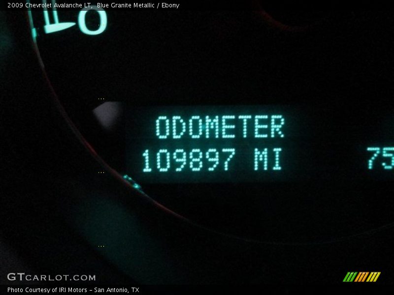 Blue Granite Metallic / Ebony 2009 Chevrolet Avalanche LT