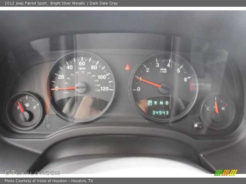 Bright Silver Metallic / Dark Slate Gray 2012 Jeep Patriot Sport