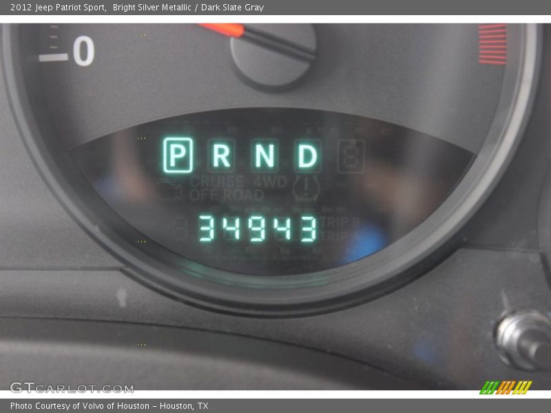 Bright Silver Metallic / Dark Slate Gray 2012 Jeep Patriot Sport