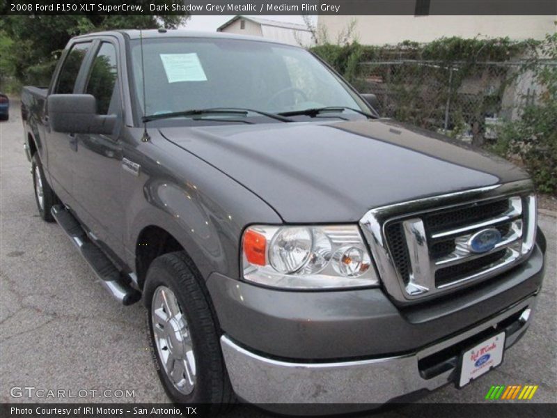 Dark Shadow Grey Metallic / Medium Flint Grey 2008 Ford F150 XLT SuperCrew