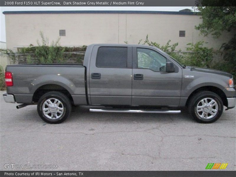 Dark Shadow Grey Metallic / Medium Flint Grey 2008 Ford F150 XLT SuperCrew