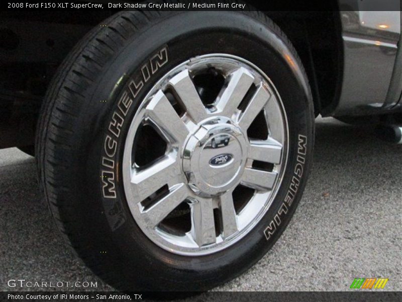 Dark Shadow Grey Metallic / Medium Flint Grey 2008 Ford F150 XLT SuperCrew
