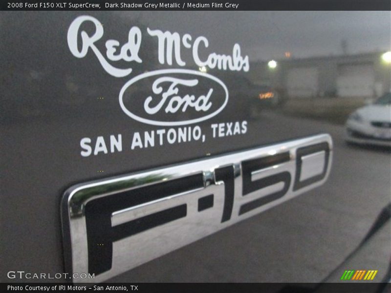 Dark Shadow Grey Metallic / Medium Flint Grey 2008 Ford F150 XLT SuperCrew