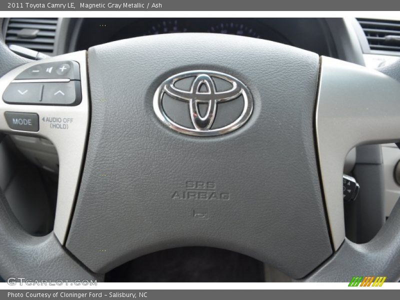 Magnetic Gray Metallic / Ash 2011 Toyota Camry LE