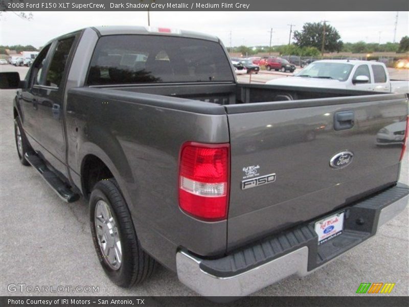 Dark Shadow Grey Metallic / Medium Flint Grey 2008 Ford F150 XLT SuperCrew