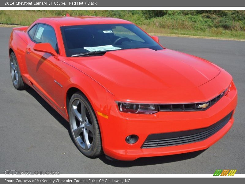 Red Hot / Black 2014 Chevrolet Camaro LT Coupe