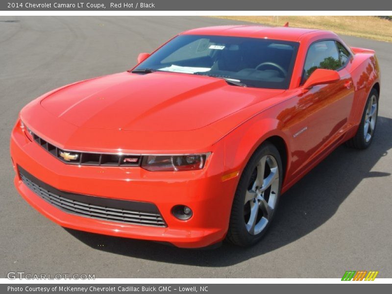 Red Hot / Black 2014 Chevrolet Camaro LT Coupe