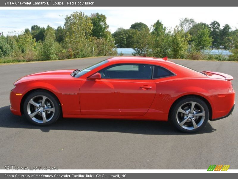 Red Hot / Black 2014 Chevrolet Camaro LT Coupe
