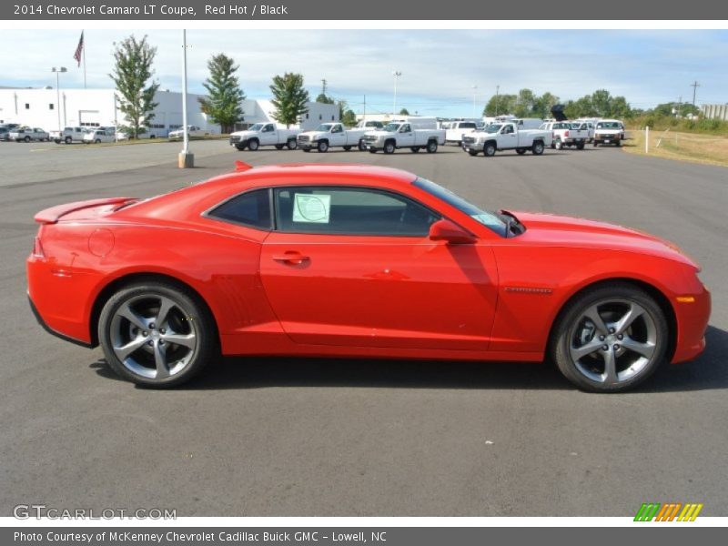 Red Hot / Black 2014 Chevrolet Camaro LT Coupe
