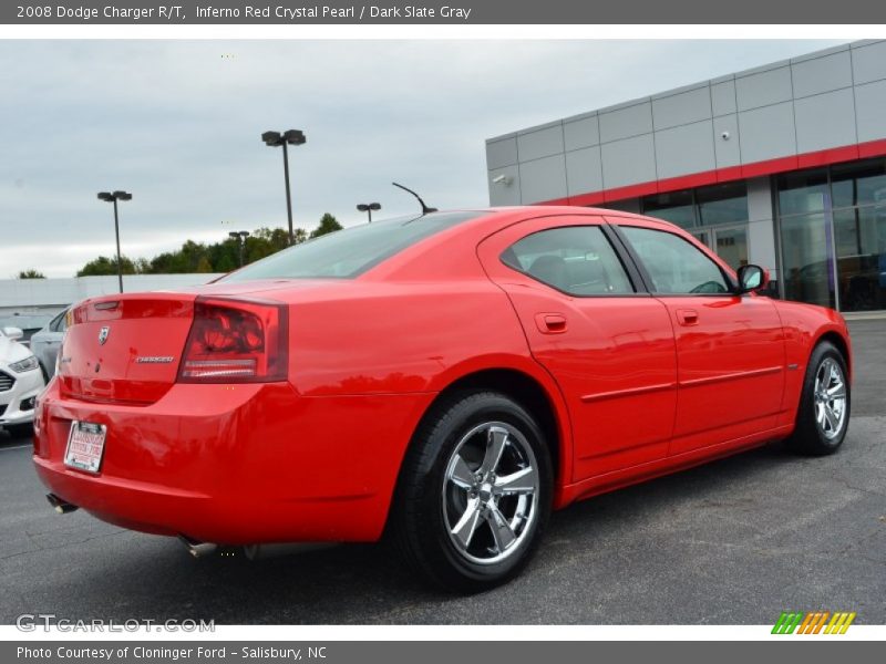 Inferno Red Crystal Pearl / Dark Slate Gray 2008 Dodge Charger R/T