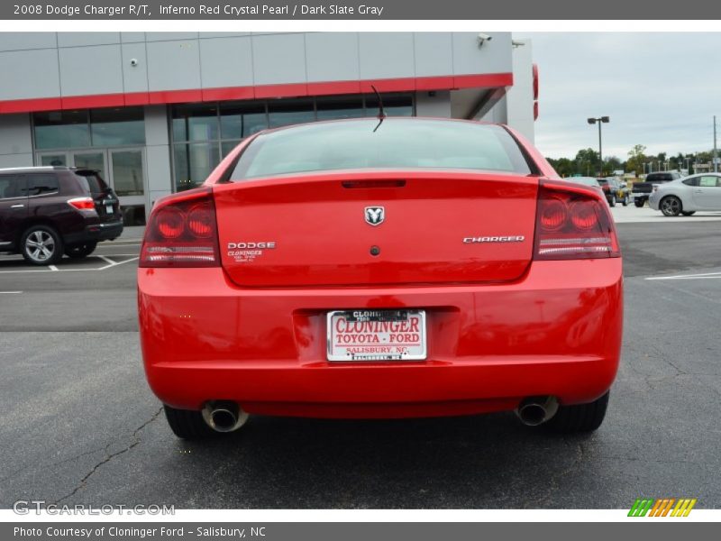 Inferno Red Crystal Pearl / Dark Slate Gray 2008 Dodge Charger R/T