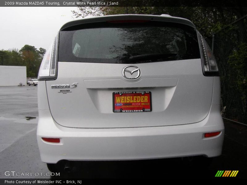Crystal White Pearl Mica / Sand 2009 Mazda MAZDA5 Touring