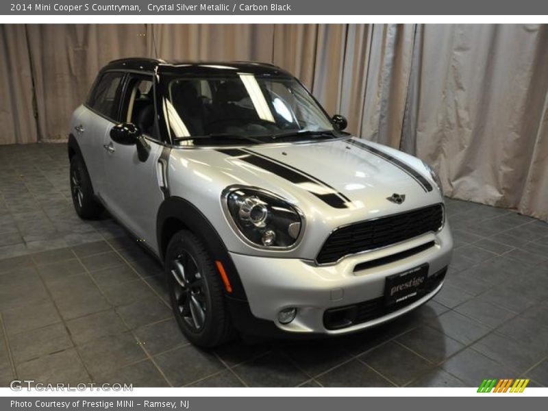 Crystal Silver Metallic / Carbon Black 2014 Mini Cooper S Countryman