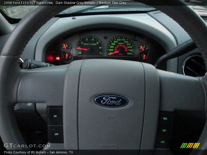 Dark Shadow Grey Metallic / Medium Flint Grey 2008 Ford F150 XLT SuperCrew