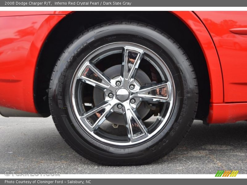 Inferno Red Crystal Pearl / Dark Slate Gray 2008 Dodge Charger R/T