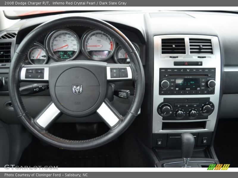 Inferno Red Crystal Pearl / Dark Slate Gray 2008 Dodge Charger R/T
