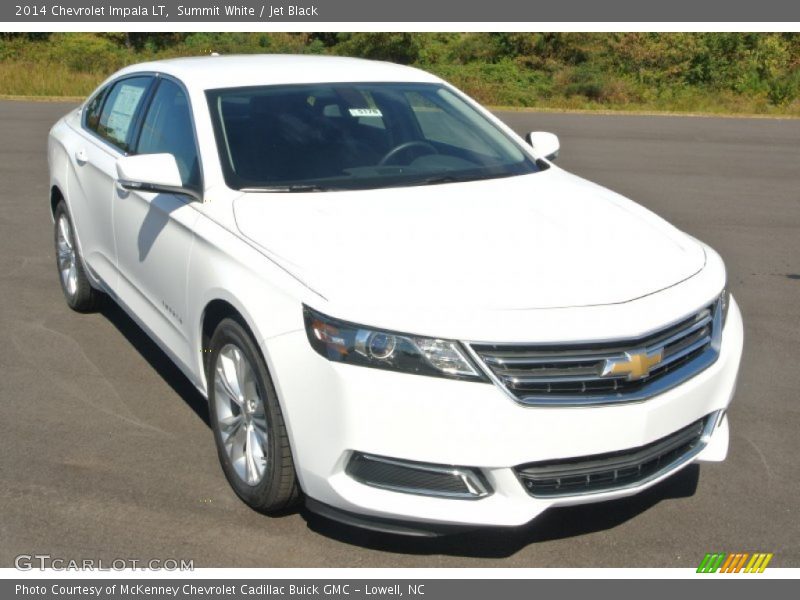 Summit White / Jet Black 2014 Chevrolet Impala LT