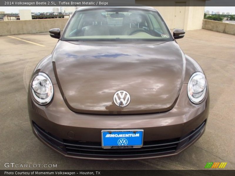 Toffee Brown Metallic / Beige 2014 Volkswagen Beetle 2.5L