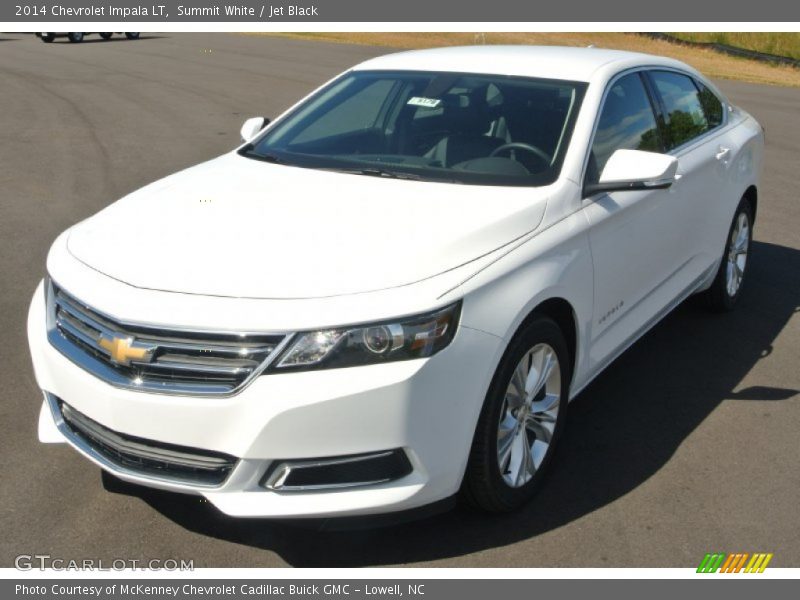 Summit White / Jet Black 2014 Chevrolet Impala LT