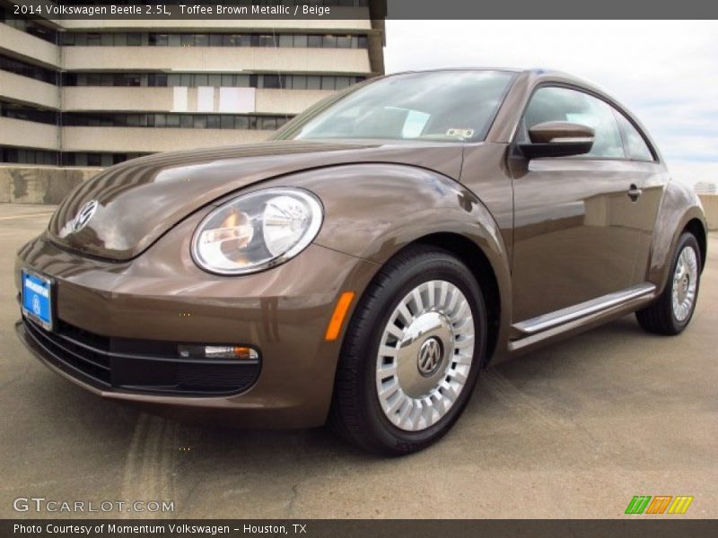 Toffee Brown Metallic / Beige 2014 Volkswagen Beetle 2.5L
