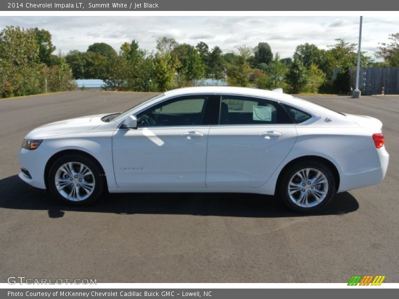 Summit White / Jet Black 2014 Chevrolet Impala LT