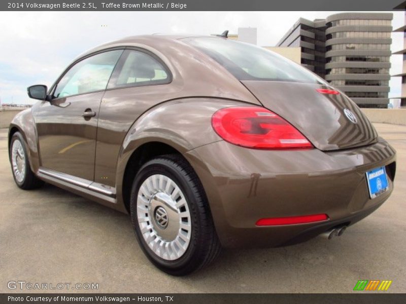 Toffee Brown Metallic / Beige 2014 Volkswagen Beetle 2.5L