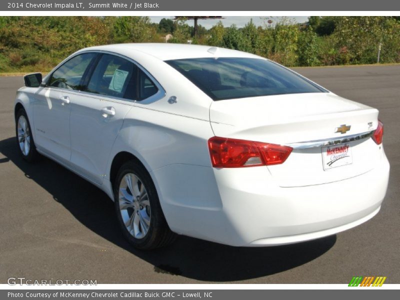 Summit White / Jet Black 2014 Chevrolet Impala LT